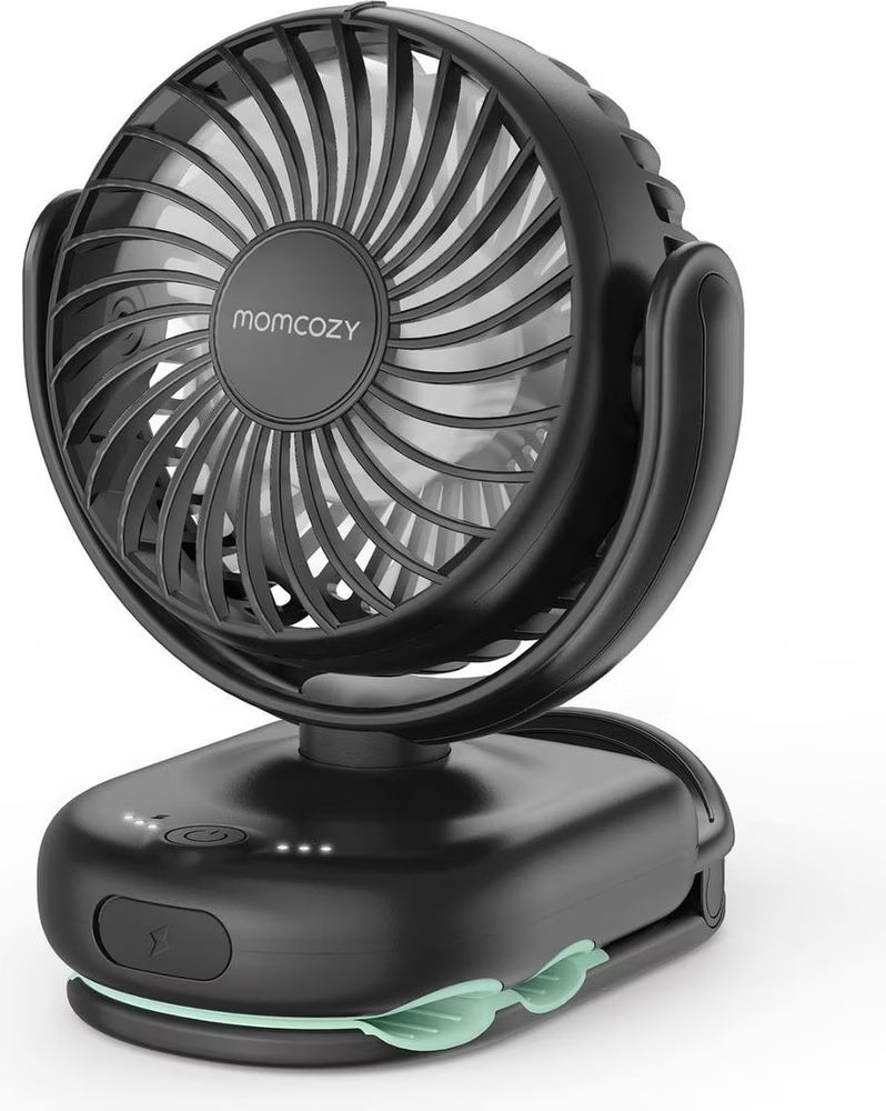 Momcozy Clip On Stroller Fan Black
