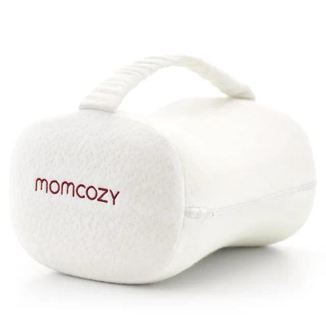 Momcozy Knee Pillow for Side Sleepers White