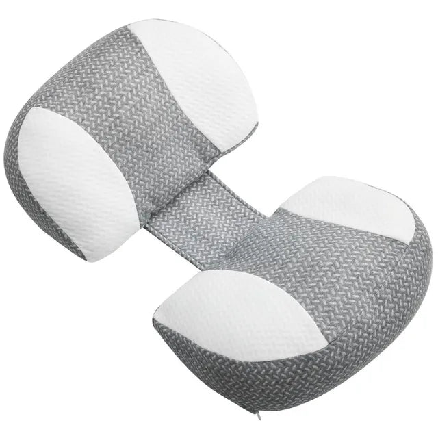وسادة الحمل Momcozy Plus على شكل W - رمادي وأبيض