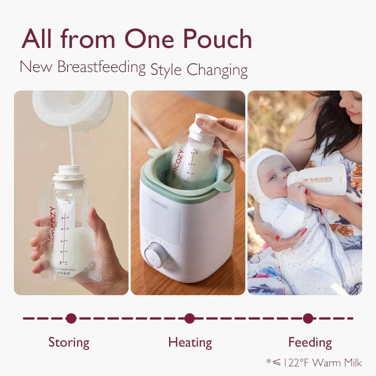 Momcozy Disposable Baby Bottle Kit