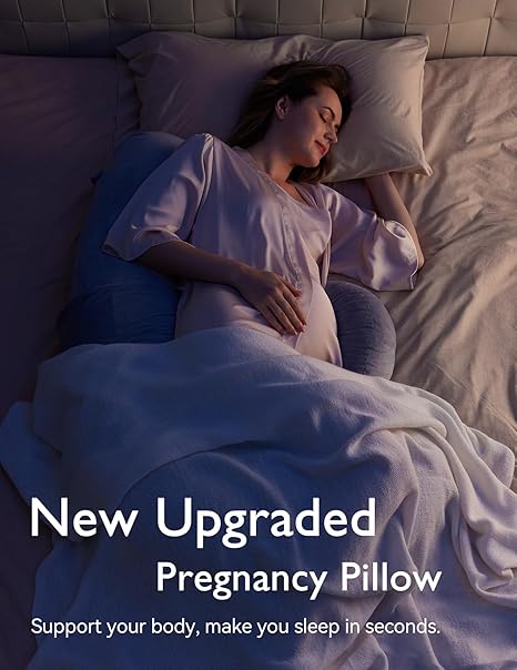 Momcozy Original F Shaped Adjustable Maternity Pillow Velvet Grey Momcozy Yallatoys