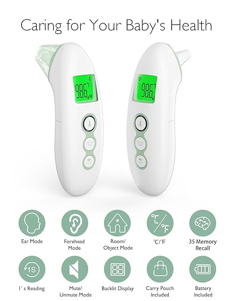Momcozy Non Contact Forehead and Ear Thermometer Momcozy Yallatoys