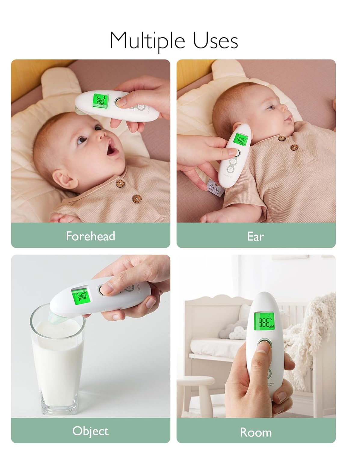 Momcozy Non Contact Forehead and Ear Thermometer Momcozy Yallatoys