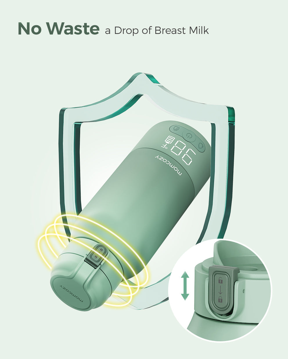 Momcozy Portable Breast Milk & Water Warmer for Travel