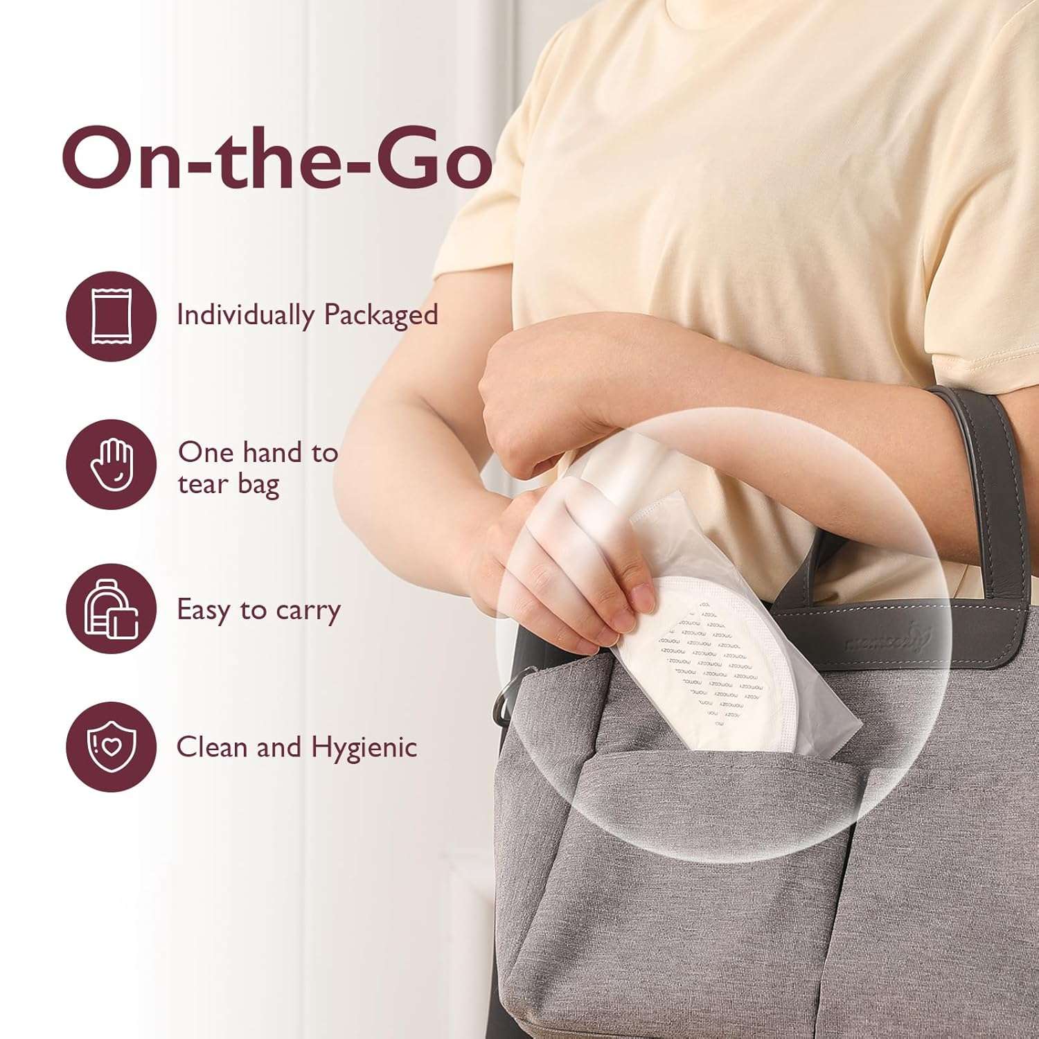 Momcozy Ultra Thin Disposable 60 Nursing Pads