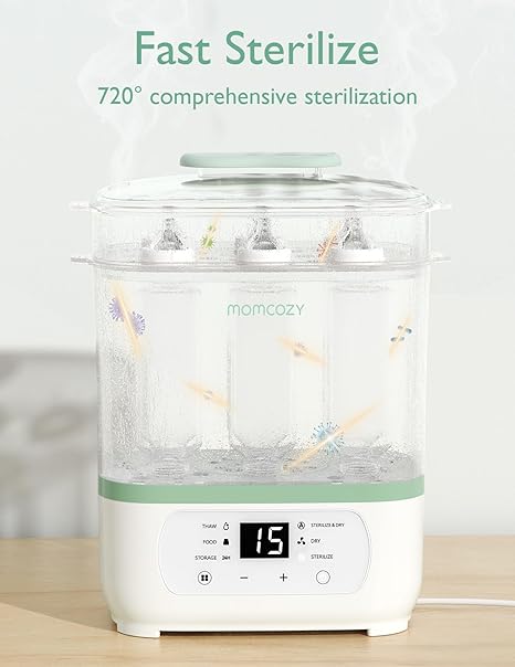 Momcozy Bottle 8 in 1 Sterilizer and Dryer Momcozy Yallatoys