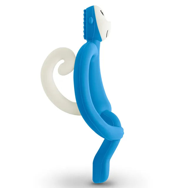 Matchstick Monkey Teething Toy Blue Matchstick Monkey Yallatoys