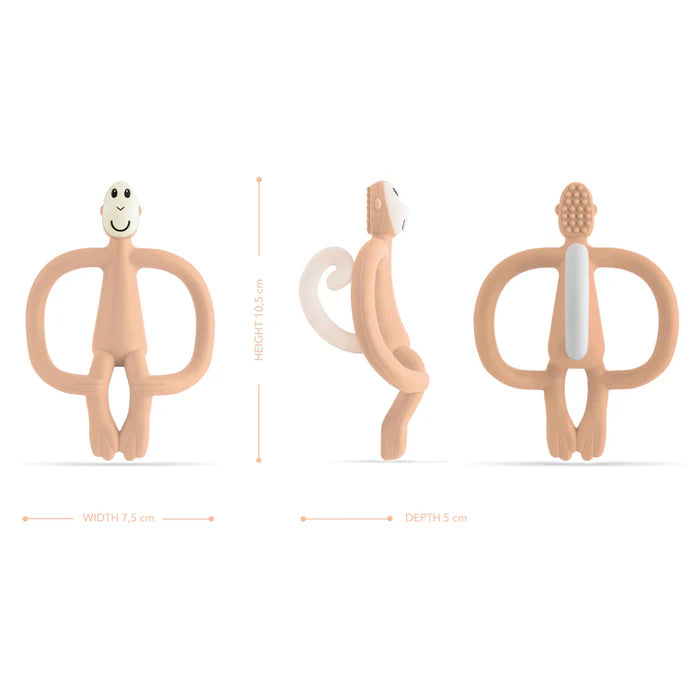 Matchstick Monkey Teething Toy Peach Matchstick Monkey Yallatoys