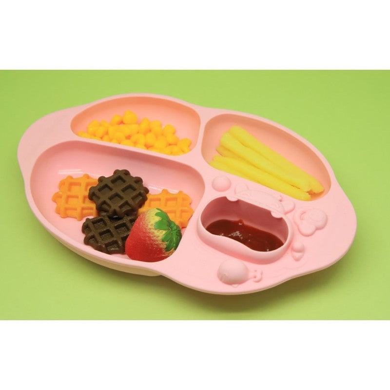 Marcus N Marcus  Yummy Dips Suction Divided Plate Pokey Marcus & Marcus Yallatoys