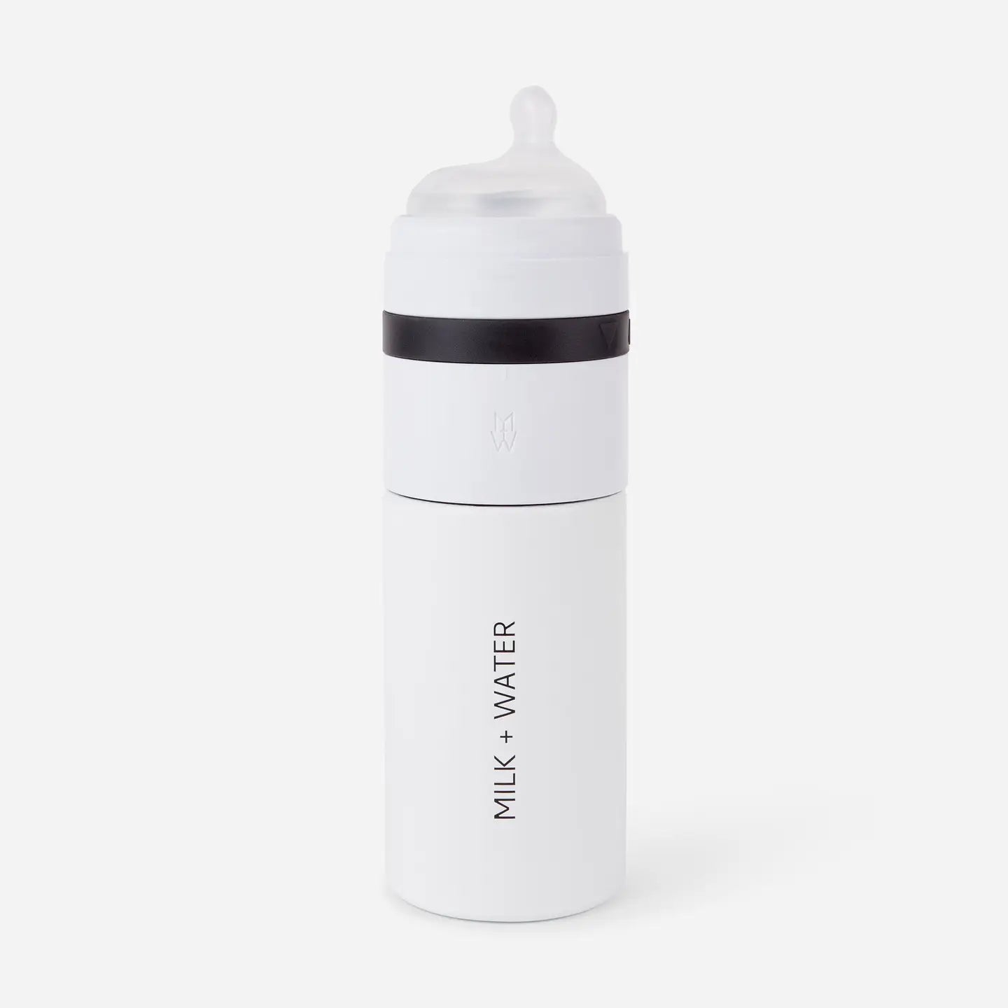 Milk & Water Medium Flow All in one Baby Bottle 9oz -Arctic White