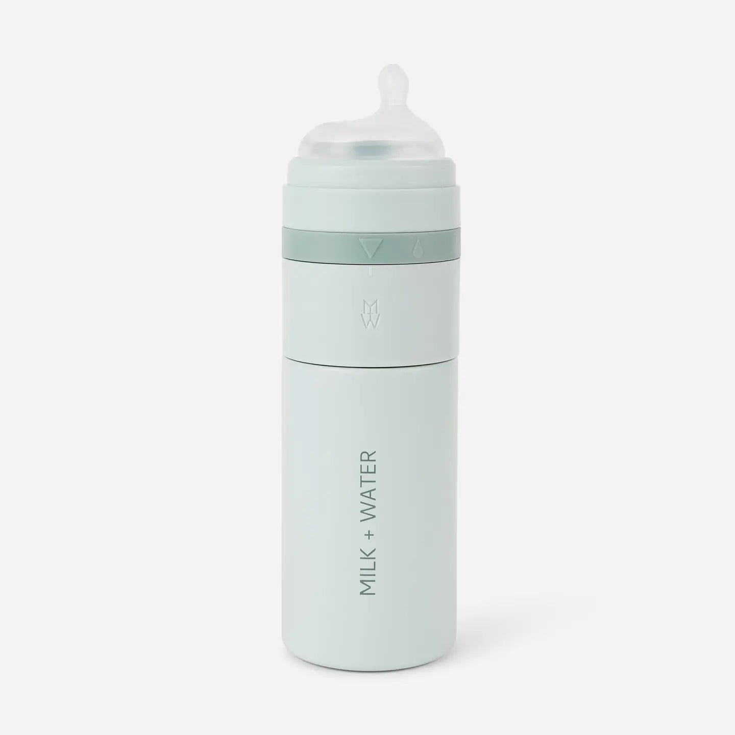 Milk & Water Medium Flow All in one Baby Bottle 9oz -Olive Green