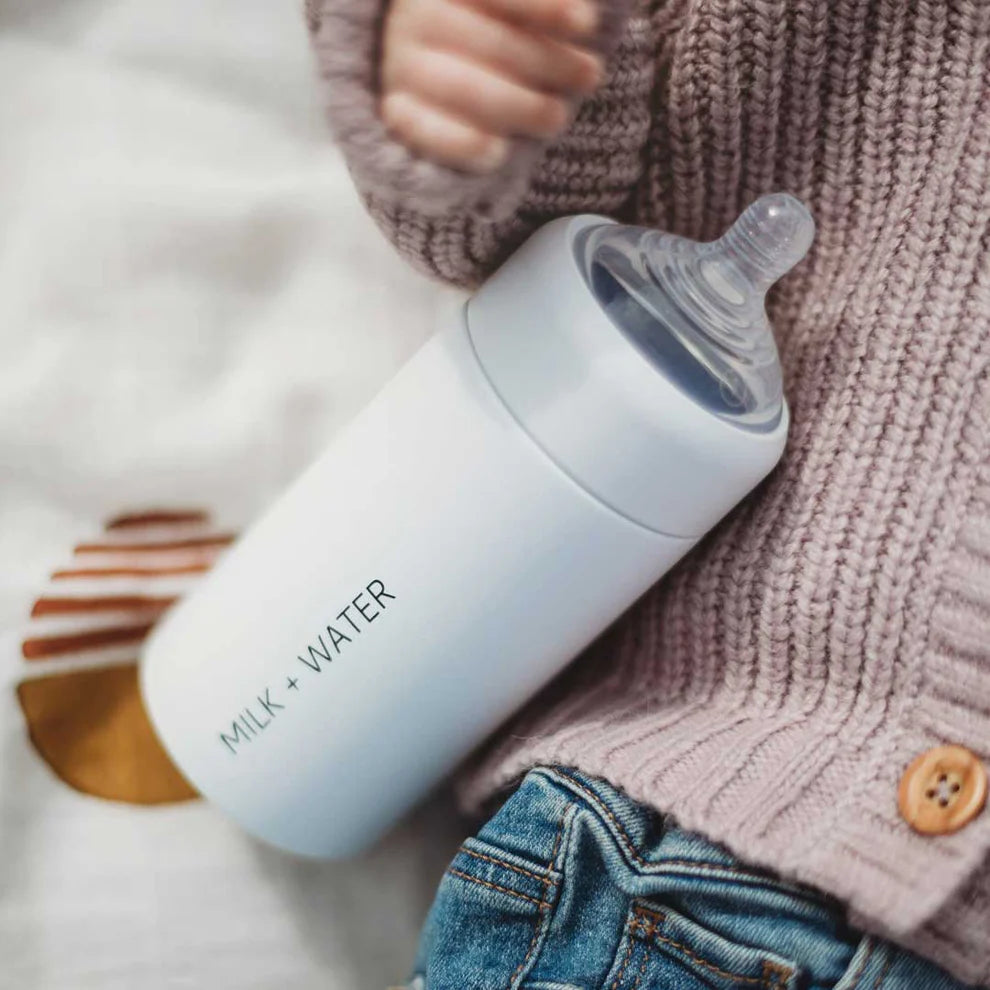 Milk & Water Tommee Tippee Style Nipples Two pack with Tommee Tippee Adaptor - Slow