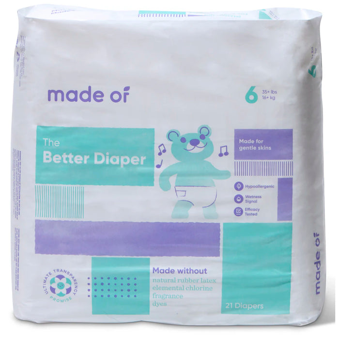 Made Of Better Baby Diaper Size 6 21 Count Made Of Yallatoys