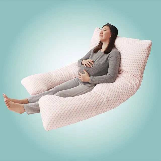 Moon Full Body Pregnancy U-Shaped Pillow Pink Moon Yallatoys
