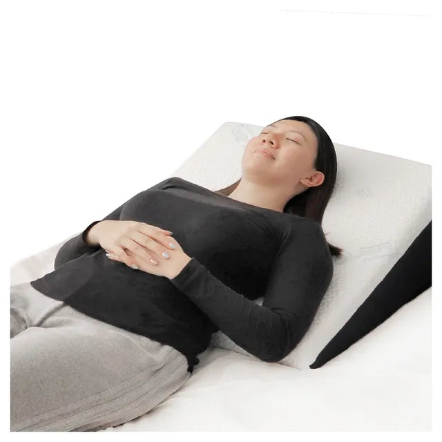 Moon Cool Wedge Pillow with Cool Memory Foam For Acid Reflux Moon Yallatoys