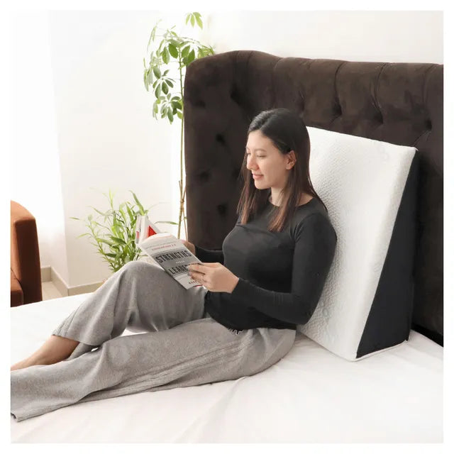 Moon Cool Wedge Pillow with Cool Memory Foam For Acid Reflux Moon Yallatoys