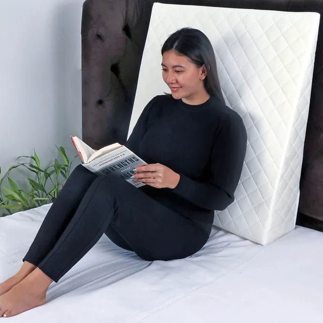 Moon Wedge Pillow For Gerd Acid Reflux (White) Moon Yallatoys