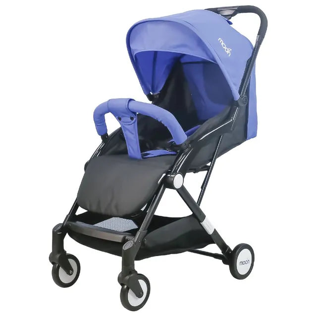 Moon Travel Lite Cabin Stroller Cyan Blue Moon Yallatoys