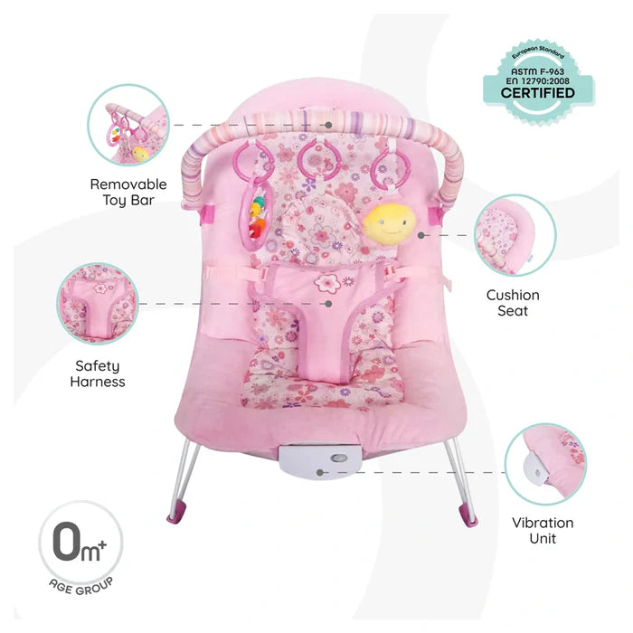 Moon Hop Hop Baby Bouncer Pink Moon Yallatoys