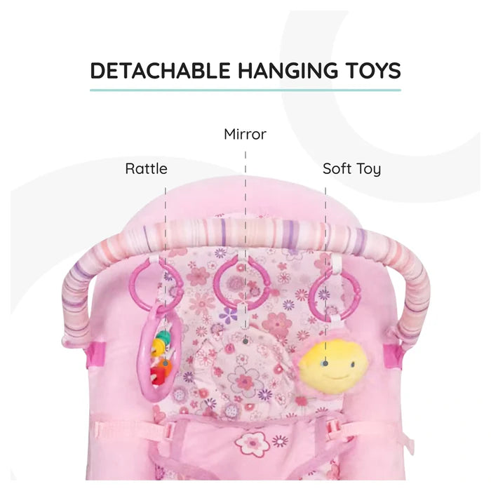 Moon Hop Hop Baby Bouncer Pink Moon Yallatoys