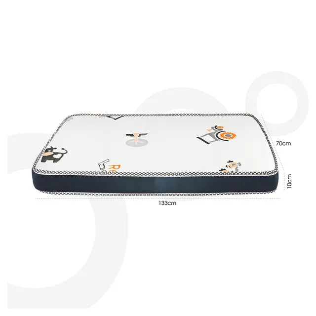 Moon Crib & Toddler Bed Mattress with Print Moon Yallatoys