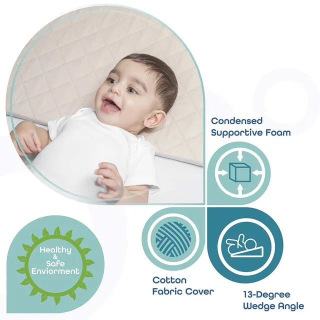 Moon Universal Crib Wedge Water Proof Beige Moon Yallatoys