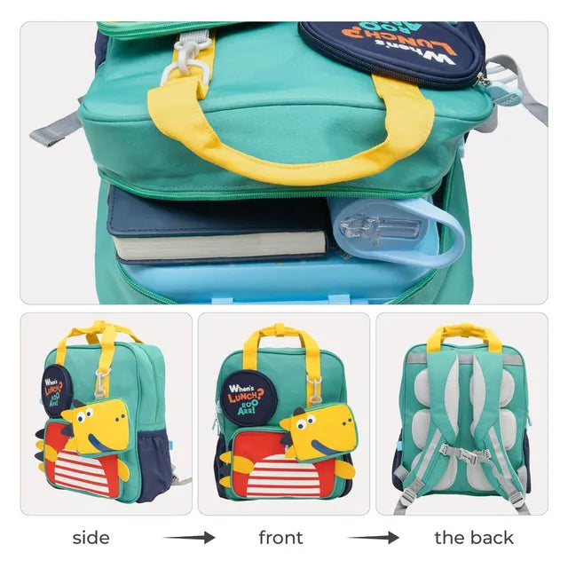 Moon Kids Backpack 3D Design Dino