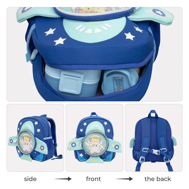 Moon Kids Backpack 3D Design-Astronaut