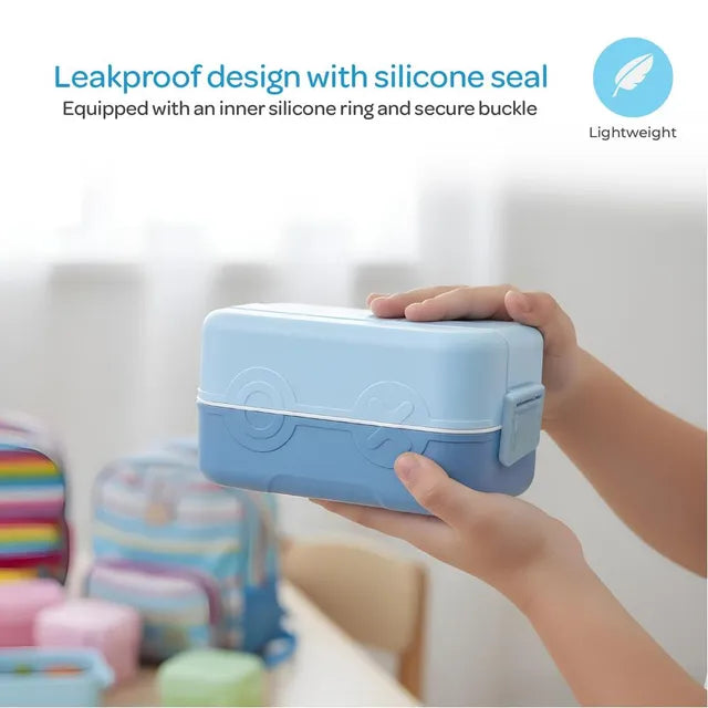 Moon Kids Bento Two Tier Lunch Box