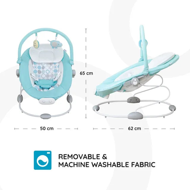 Moon Hopper Baby Bouncer Blue Moon Yallatoys