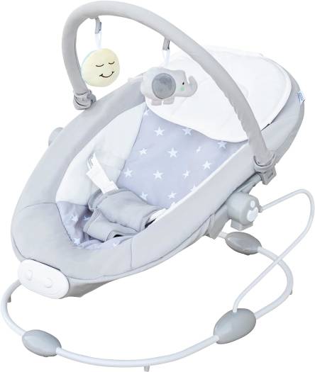 Moon Hopper Baby Bouncer  Grey Star Moon Yallatoys
