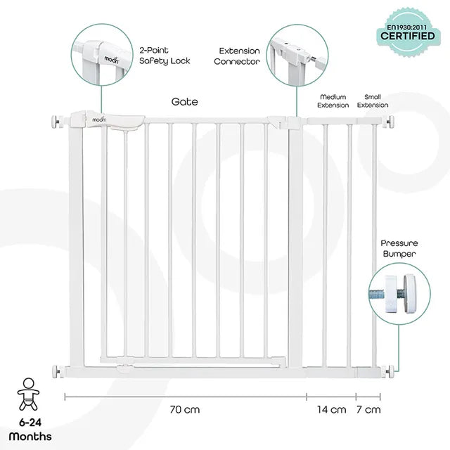 Moon Safety Gate 74.5 100 Cm Moon Yallatoys
