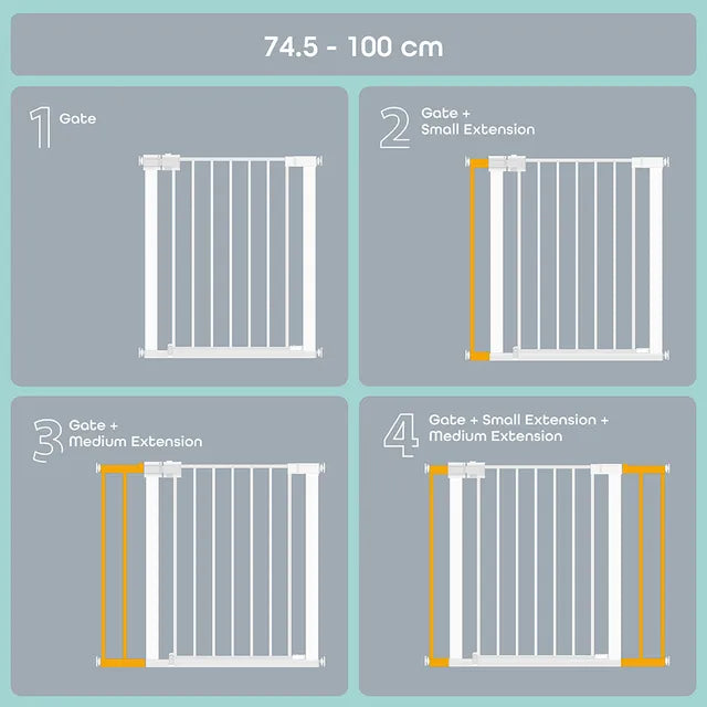 Moon Safety Gate 74.5 100 Cm Moon Yallatoys