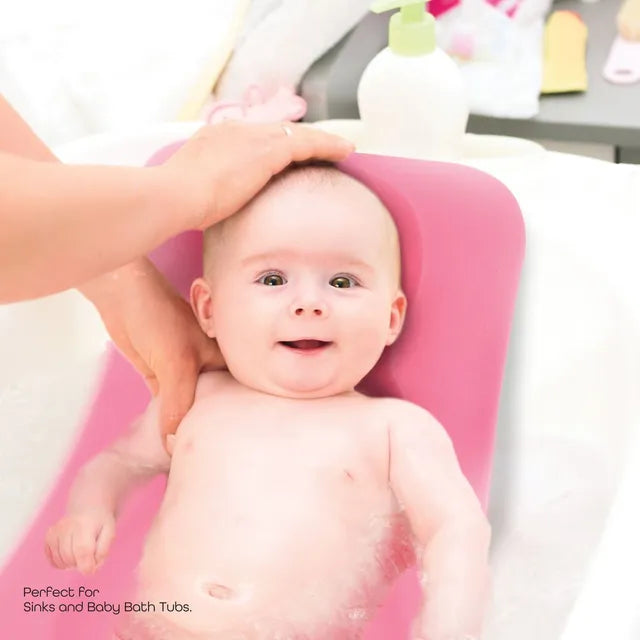 Moon Sponge Baby Bath Holder Pink Moon Yallatoys