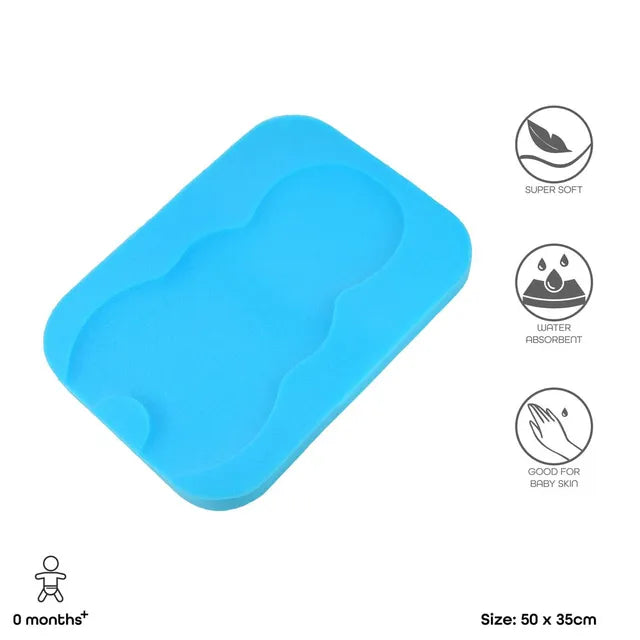 Moon Sponge Baby Bath Holder Blue Moon Yallatoys