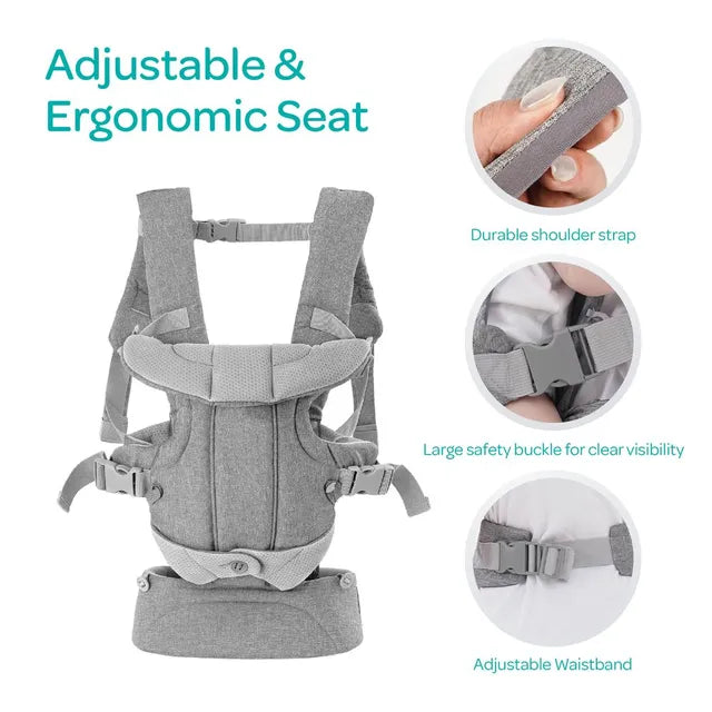 Moon Karygo 4 In-1Baby Carrier Grey Moon Yallatoys