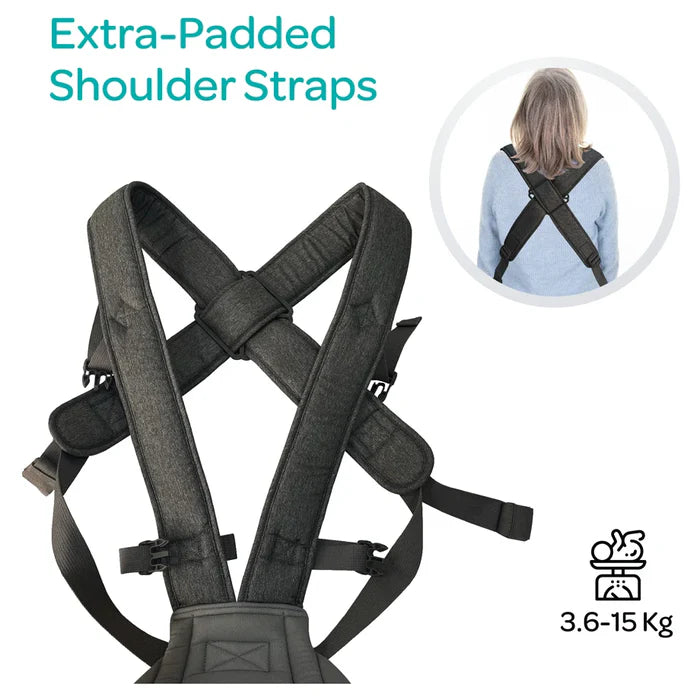 Moon KaryGo 2 in-1 Baby Carrier Black Moon Yallatoys