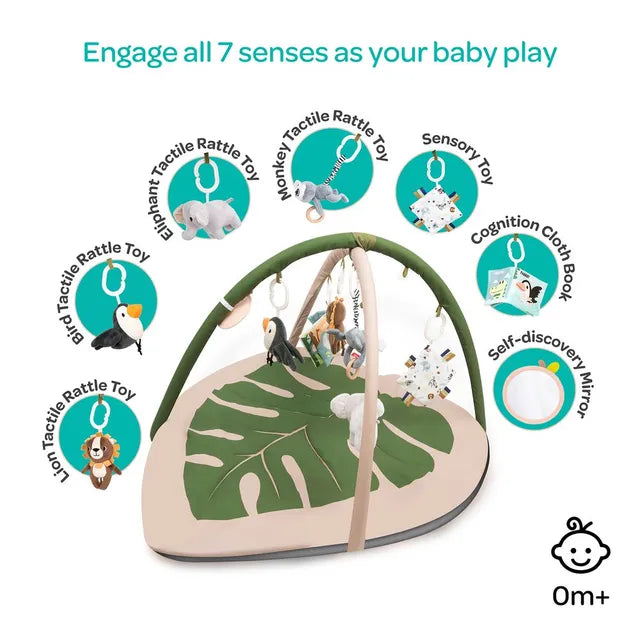 Moon Leaf Shaped Baby Playmat Moon Yallatoys