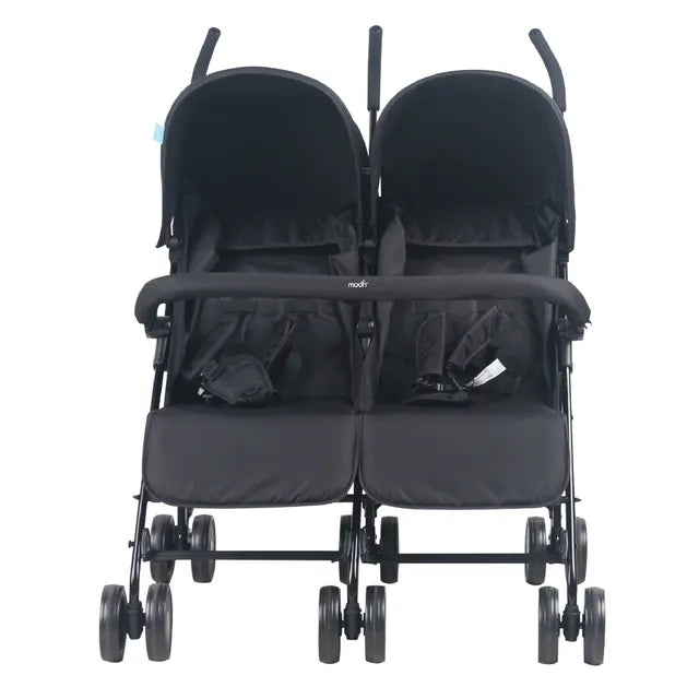 Moon Twinnzi Double Stroller Side By Side Duo Tandem Pram Black Moon Yallatoys