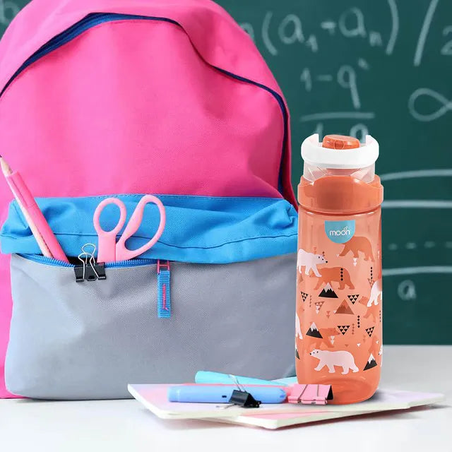 Moon Kids Water Bottle 735ml-Red