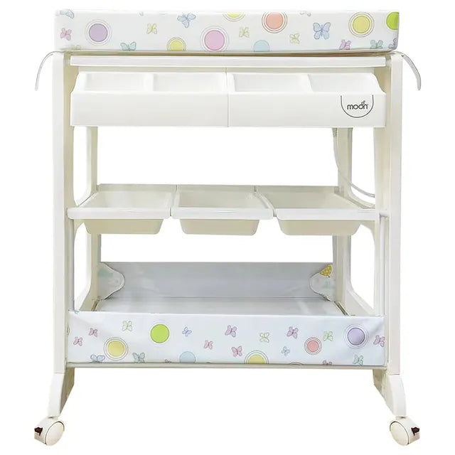 Moon Portable Changing Station Baby Elephants with Balloons Moon Yallatoys