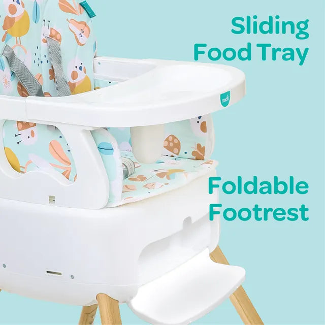 Moon Hiterite 4-In-1 Convertible Baby Highchair Green Moon Yallatoys