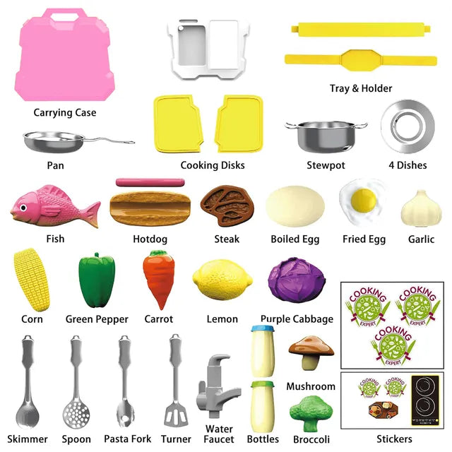 Moon Kitchen Expert Cooking Set 35pcs Toy