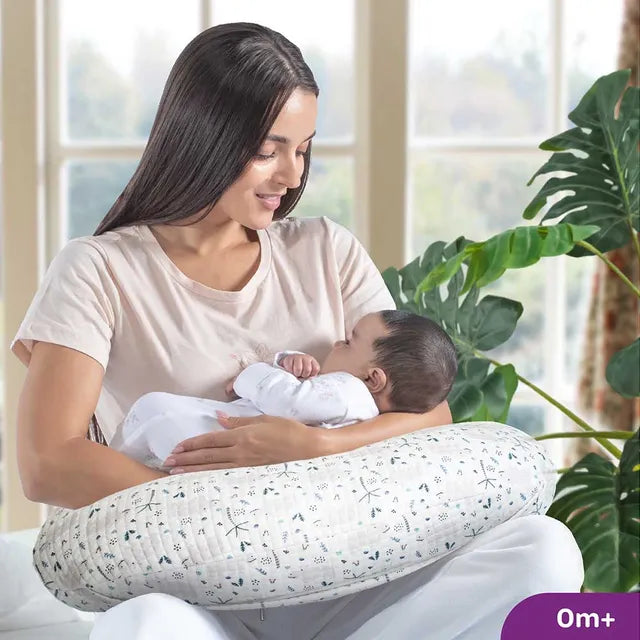Moon Portable Nursing Support Pillow with Washable Cover Hippo Moon Yallatoys