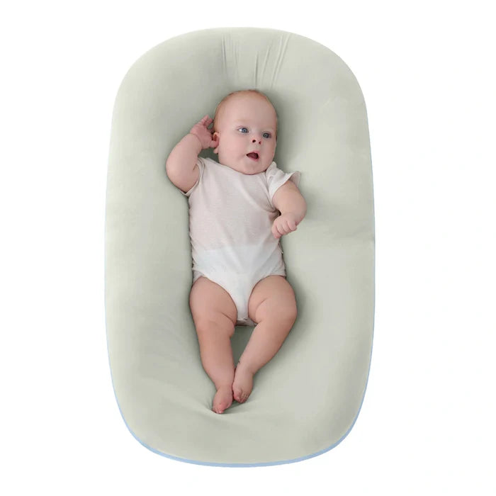 Moon Brand Lounger and Infant Floor Seat Green