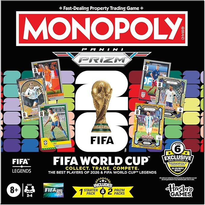 Monopoly Panini Prizm: FIFA World Cup Game