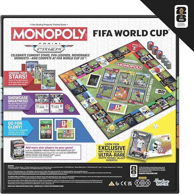 Monopoly Panini Prizm: FIFA World Cup Game
