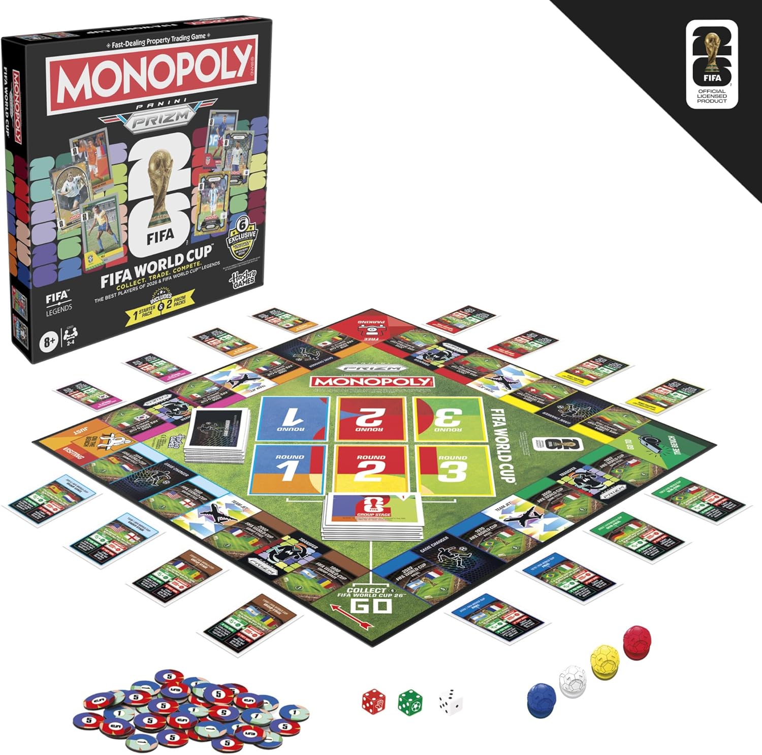 Monopoly Panini Prizm: FIFA World Cup Game