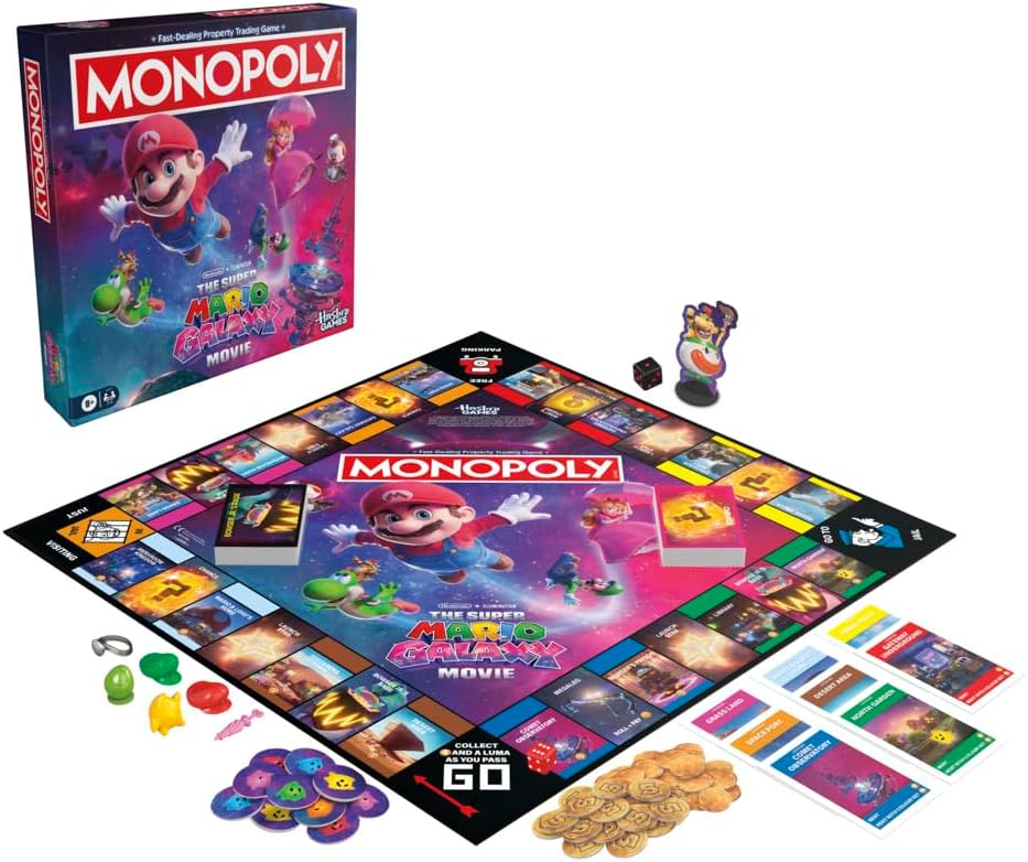 Monopoly-The Super Mario Galaxy Movie Edition Board Game