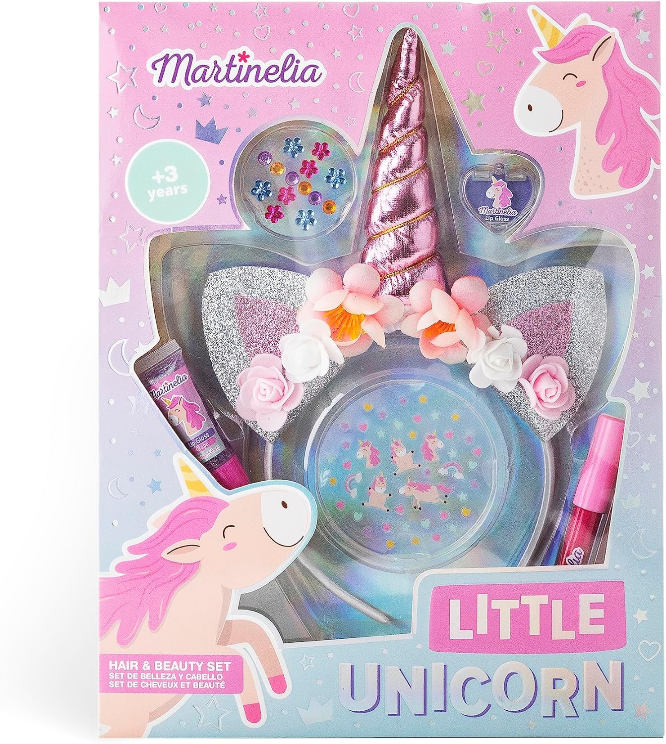 Martinelia Unicorn Makeup and Accessories Set